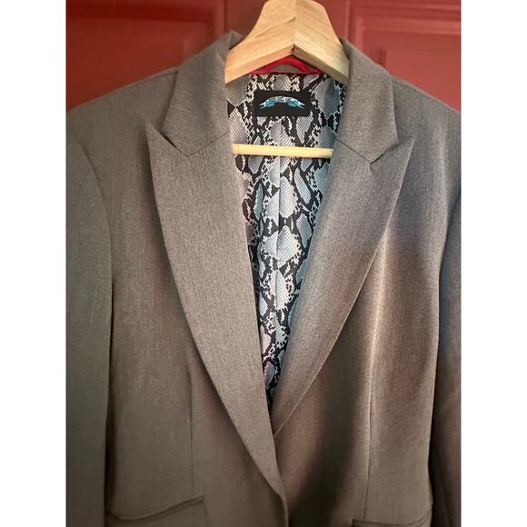 Vintage Till The End Gray Blazer - Picture 2 of 7